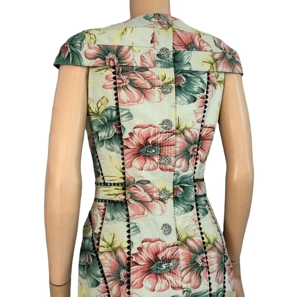 NWT Anthropologie Bea & J Byron Lars Floral Sheath Dress Designed By Byron Lars - Picture 8 of 16